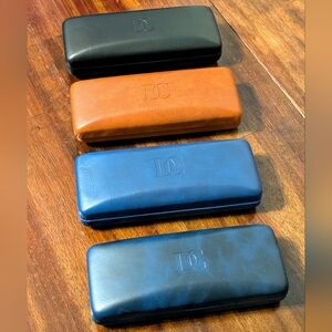 FAUX DC Glasses Case Set - Black, Brown, Navy, Stormy